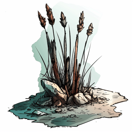Cattail Roots